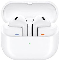 Samsung Galaxy Buds3 Auricolari open type True Wireless, Cancellazione adattiva del rumore, Audio Hi-Fi 360 immersivo, Batteria a lunga durata, Impermeabilità IP57, White 2024 [Versione Italiana]