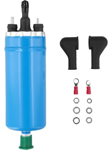 QWORK® Pompe Carburant, 12v Pompe Gasoil de Transfert, Pompe à Carburant de Remplacement Universelle, Compatible avec 0580464070, 0580464038