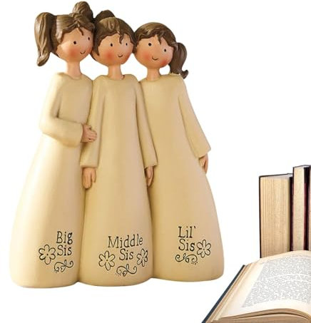 Statue 'amicizia angelo figura decorativa | Figurina di angelo custode sentimentale per sorelle e migliori amici ideali per regali di ricordi del memoriale o decorazioni per la casa premurose per