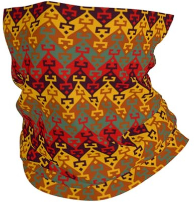 Kilim traditionell turkisk geometrisk etnisk dam herr halsduk lätt tub multifunktionell snood för sport fiske resor vandring