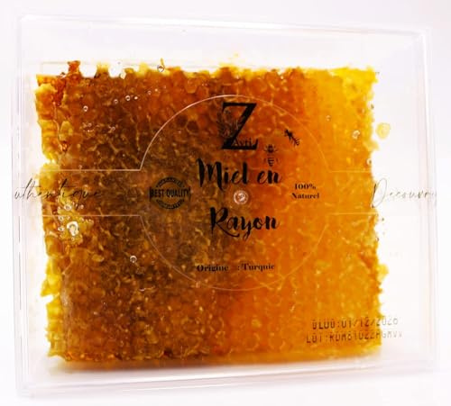 Panal de Miel de Turquía del Mar Negro – 100 % Natural | Sin Aditivos | Puro y Fresco | Sabor Auténtico y Gourmet (400 g)