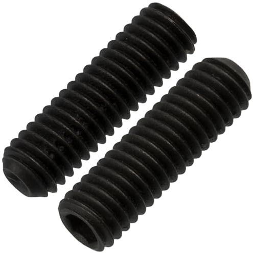 AERZETIX - C76059 - Set di 10 Vite di bloccaggio serraggio senza testa M3X10 mm con estremità concava ciotola 6 lati cavi - in acciaio - colore nero