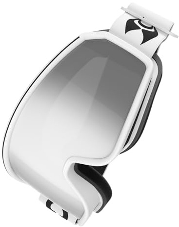Gafas de esquí para hombres y mujeres, gafas de esquí para snowboard, jet y nieve, 100% protección UV400, OTG-Grass White
