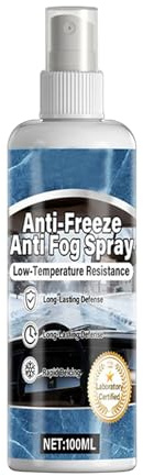Spray Antiappannamento - Sbrinatore Rapido Da 100 Ml, Sbrinatore Per Parabrezza Con Asciugamano | Spray Antigelo Per Vetri Per Specchietti Per Autoveicoli, Vetri Per Parabrezza Per Auto