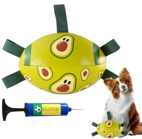 Pelota Deportiva para Mascotas – 150 G, Lengüeta De Mantenimiento Duradero, Cuidado De Las Encívas Dentales | Agilidad De Césped De Patio, Rotura De Aburrimiento, Estimulación Física Y Mental, Grande