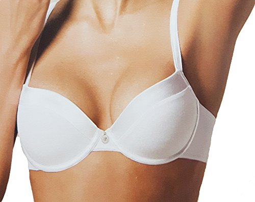 Laura Biagiotti Reggiseno Imbottito Preformato Art. Monica 90701 Coppa B (5, Bianco)