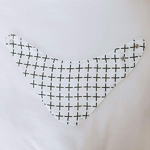 WLLLO Summer Breathable Baby Mouth Towel Bib, Pure Cotton Gauze, Triangle Towel, Rice Bag,D