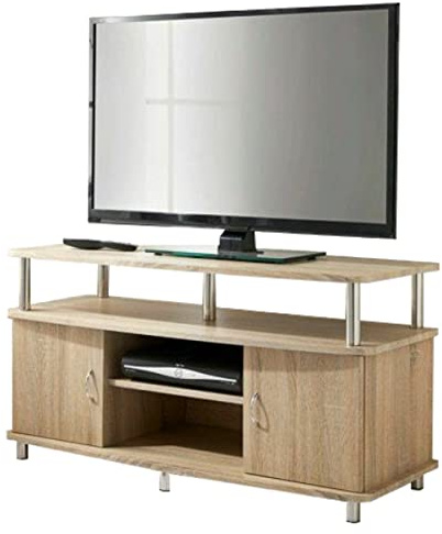 Saxony® TV Unit Wide 2 Doors tv Cabinets for Living Room Table Stand Media Units with Storage Shelves Cupboards Cabinet Shelving Unit Display Furniture