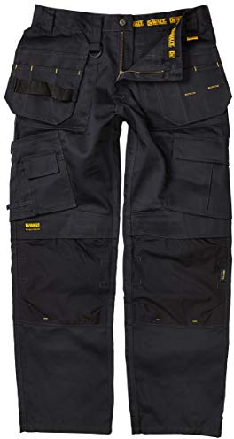 DEWALT Pro Tradesman Black Trousers 36W 33L