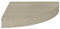 vidaXL Eckregal Schweberegal Wandregal Bücherregal CD DVD Regal Wandboard Hängeregal Wand Dekoregal Freischwebend Eichefarben 25x25x3,8cm MDF