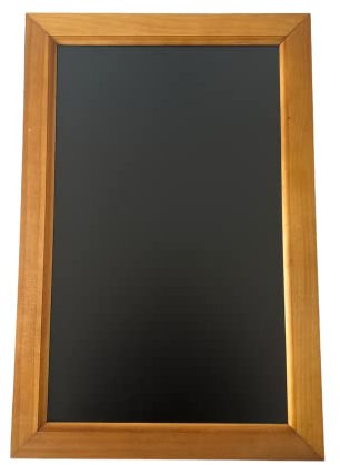 Chabrias Ltd 1 Piece Vintage Style Wall Display Chalkboard 40 x 60cm, Message, Signs, Chalkboard, Easy Wipe, Durable, Pubs, Commercial Kitchen Restaurants, Weddings, Café's