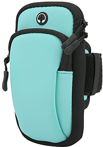 ANKROYU Outdoor-Armtasche, tragbare Sport-Armtasche, Handyhaltertasche, Lauf-Armtasche, wasserdichtes Neopren-Fitnessarmband für Laufreisen