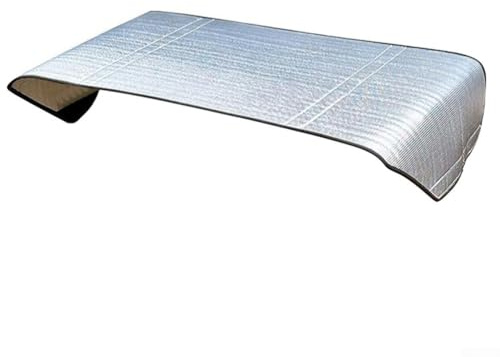 Jonikuper Funda de aire acondicionado para unidad exterior, protector de aluminio impermeable compatible con 110 x 45 cm, 120 x 50 cm, 130 x 58 cm (110 x 45 cm)