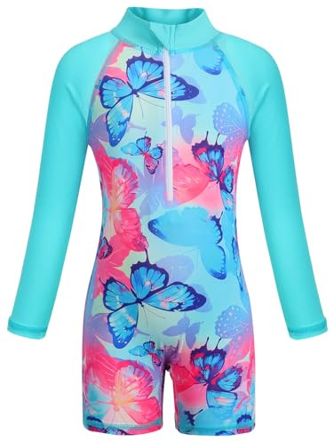 Girls Swimming Costume Girls Swimsuit Kids One-Piece Rash Guard 12-13 Years