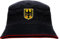 Deutschland Wappen Anglerhut - Bedruckt - Schwarz-Roter Fischerhut L/XL SchwarzRot