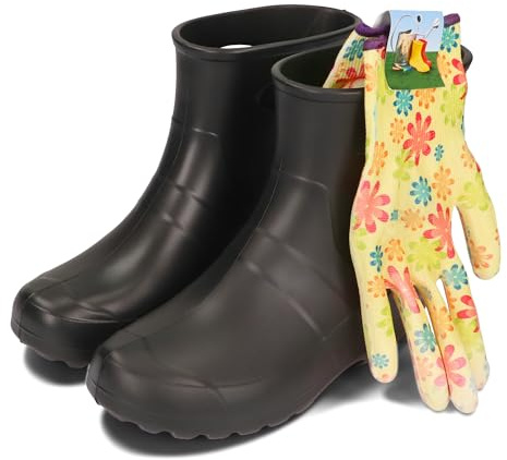 BeComfy Bottes de Pluie Bottines de Jardin EVA Unisex Femmes Hommes 36-47 EU
