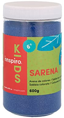 INNSPIRO Farbsand, Marineblau, 600 g, zum Dekorieren und Basteln