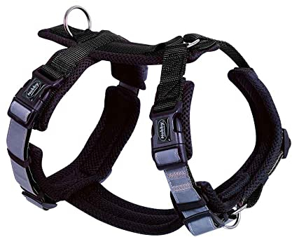 Nobby Geschirr DAILY WALK COMFORT, schwarz, S-M: Brust: 32-36 cm, Bauch: 48-65 cm, 1 Stück