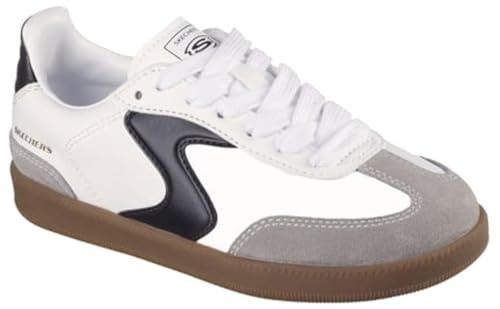 Skechers Hotshot Junior Varsity Sneaker, Bianco, 3 UK Bambino, Bianco, 3 UK Child