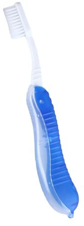 Spazzolino Da Viaggio - Spazzolino Da Viaggio Manuale Pieghevole | Spazzolino Da Denti Efficace E Pulito | Spazzolino Da Denti Con Coperchio Incorporato Per Adulti Per Viaggi Brevi, Campeggio, Soggior