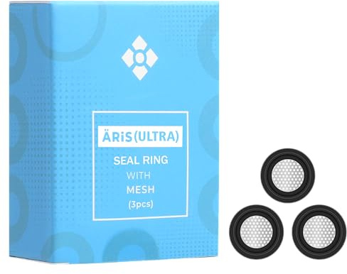 WOLKENKRAFT ÄRiS (Ultra) Sealing Rings with Strainer | Set of 3 | High Quality Original Accessories for WOLKENKRAFT ÄRiS (ULTRA) Vaporizer *no nicotine*
