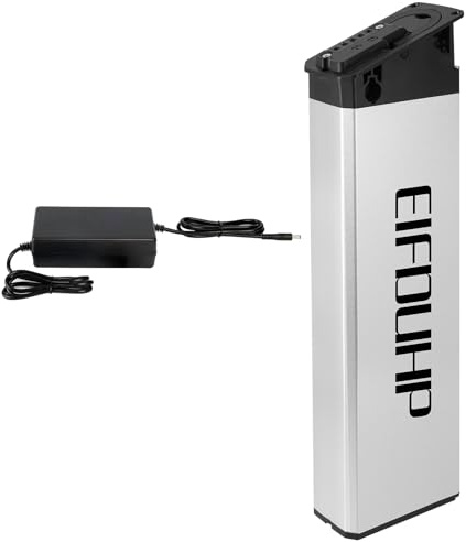 Folding Bike Replacement Battery 36V 17.5Ah Ebike Battery for 750W-250W Motor, Electric Bike Built-in Battery with Charger & BMS (36V 17.5Ah (410x103x43mm))