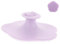 BESTonZON Baby Bath Brush, Silicone Cradle Cap Brush, Butterfly Bow Design, Baby Scalp Scrubber, Newborn Essentials, Baby Grooming, Violet
