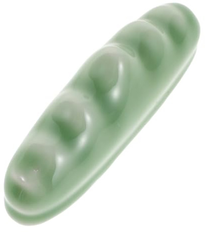 Angoily Portapennelli in Ceramica Per Calligrafia e Pittura Design Ondulato Supporto Per Pennelli Artistici Organizzazione Desktop