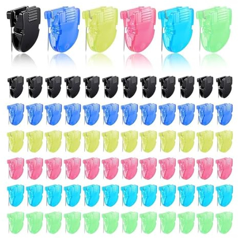 Aundhegrtt Pinces pour Cloisons en Tissu Multicolores - Pinces à Punaises pour Tableau D'Affichage Permettant D'Accrocher Photos, Notes, Mémos et Câbles de Données
