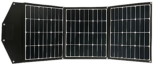 Offgridtec© FSP-2 135W Faltbares Solarmodul mit hoch effektiven Solarzellen ohne Laderegler mit praktischem Tragegriff und Stauraum für Kabel. Für Camping, Reise, Boot Caravan