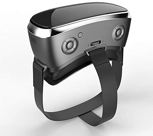 CYLZRCl Nuovi Occhiali VR 4K a Schermo Intero VR Casco Smart Blu-Ray all-in-One Occhiali for Realtà virtuale 3D È Possibile Utilizzare Uno Smartphone da 4-7 Pollici (Color : Black)