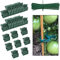 koitoy 110 PCS Pflanzenclips（2 Größen）,pflanzenhalter für Rankhilfe Tomaten,Rosen, Gurken und andere,Pflanzenklammern wiederverwendbar,Stabile pflanzenklammern für Kletterpflanzen Befestigung