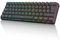 RK ROYAL KLUDGE RK61 Teclado Inalambrico, Español Teclado Mecánico Gaming 60% RGB Bluetooth/USB-C/2.4Ghz Interruptor Rojo Hot Swap Compatible con MacBook/iPad/iOS/Mac OX/Windows PC Tableta, Negro