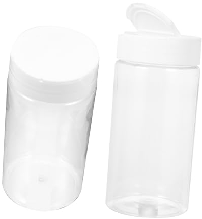 Happyyami 2pcs Fish Food Storage Bottles and Safe Aquarium Feeders for Easy Feeding Fish Tanks Creative Design for Convenient