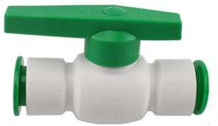 BEQLXTA Lot De 5 Raccords Rapides en PVC for Tuyaux d'eau en PE, sans Thermofusible, À Boisseau Sphérique(Ball Valve 25MM)