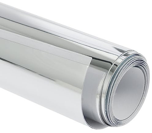 Klebespiegel Selbstklebend, DIY Spiegel zum Aufkleben Kleben, Spiegelfolie Wandspiegel Acryl 0.2mm Dicke, Selbstklebende Spiegel für Badezimmer Wohnzimmer Schlafzimmer Schrank Fitness(60x100cm)