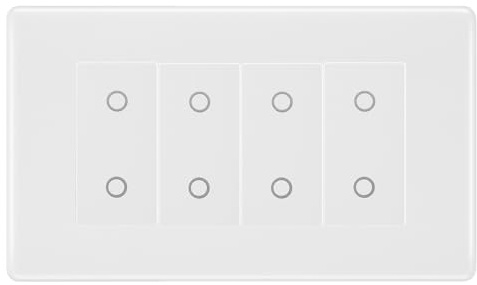 BG Nexus White Moulded Quad Master Touch Dimmer Switch