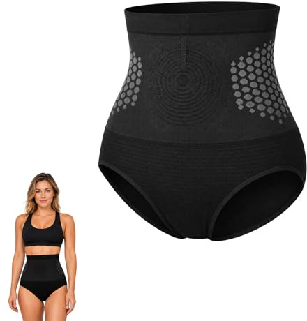 Mikovivi Micro-Particle Sculpting Shorts for Women, High Waisted Shapewear Butt Lift Tummy Support Yoga Shorts