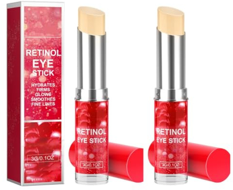 Retinol Anti-Aging Eye Care Stick – Reduces fine lines and wrinkles, firms sagging skin under the eyes, portable design (3g)