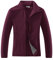 33,000ft Damen Fleecejacke mit Durchgehendem Reißverschluss Stehkragen Damen Leichte Fleece Jacke Antistatische Outdoor Damenjacke für Wandern und Freizeit, Weinrot S
