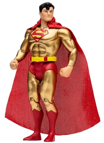 McFarlane Toys DC Direct – Super Powers WV7 Figuren – Superman (Gold Edition) (SP 40. Jahrestag)