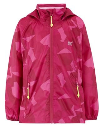 Mac in a Sac - Mini Origin II - Packable Waterproof Jacket for Boys & Girls - Lightweight and Breathable Raincoat that Packs into its own Bag - New Pink Camo - 11-13 years