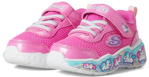 Skechers Jungen Mädchen Play Scene Fun Squad Sneaker, Pink, 29 EU