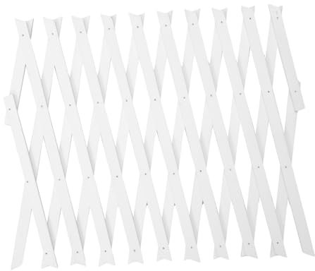 Toddmomy Panel Trellis Expandible De Madera para Jardín Celosía para Plantas Trepadoras Reja Decorativa De Pared para Espacios Interiores y Exteriores