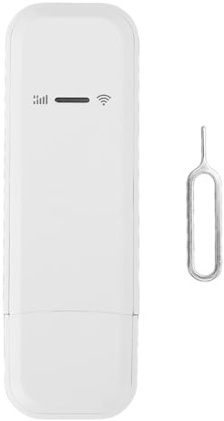 Fyearfly Dongle WiFi USB 4G con ranura SIM, conecta 10 dispositivos, módem LTE de 150 Mbps, punto de acceso WiFi portátil, fácil acceso a Internet Plug & Play