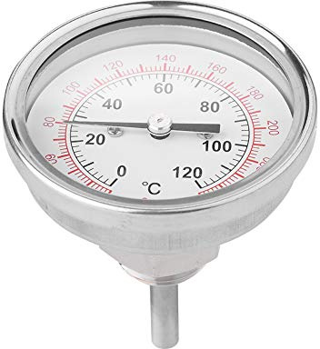 Grcfumo 62 mm 120 ℃ bimetalltermometer, ugnstermometer, matlagningstermometrar för att mäta temperaturer i ugnar, grillar och liknande apparater