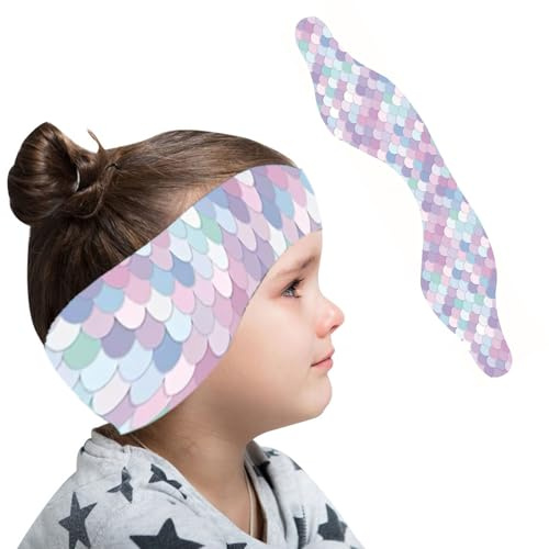 Elastica Fascia da Nuoto, Fascia da Nuoto, Fascia di Protezione per Orecchi da Nuoto, Protezione per Orecchie in Neoprene per Bambini e Ragazzi, Fascia Impermeabile per Nuotare