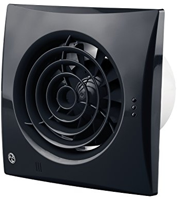 Blauberg UK 150 Quiet T Black Blauberg Extractor Fan Timer-150mm, 17 W, 240 V, 150 mm