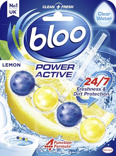 Bloo Power Active Toilet Lemon Rim Block, 50g