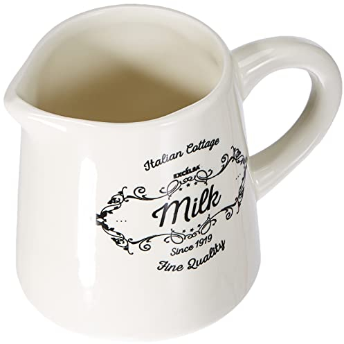 Excelsa Fine Quality lechera, cerámica, Blanco